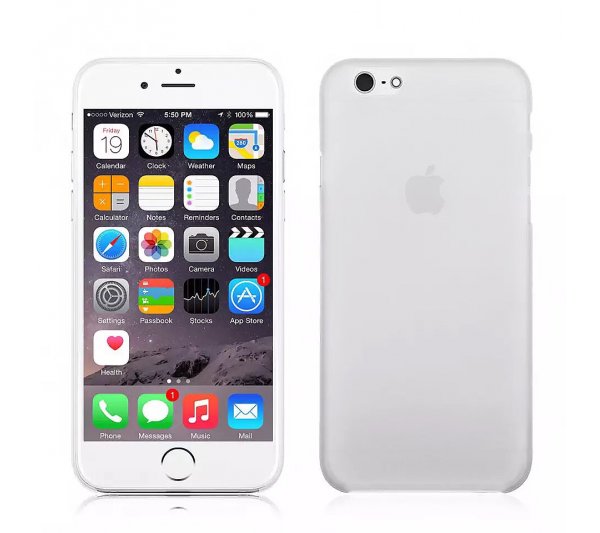 Ultratenký kryt iPhone 6/6S - biely